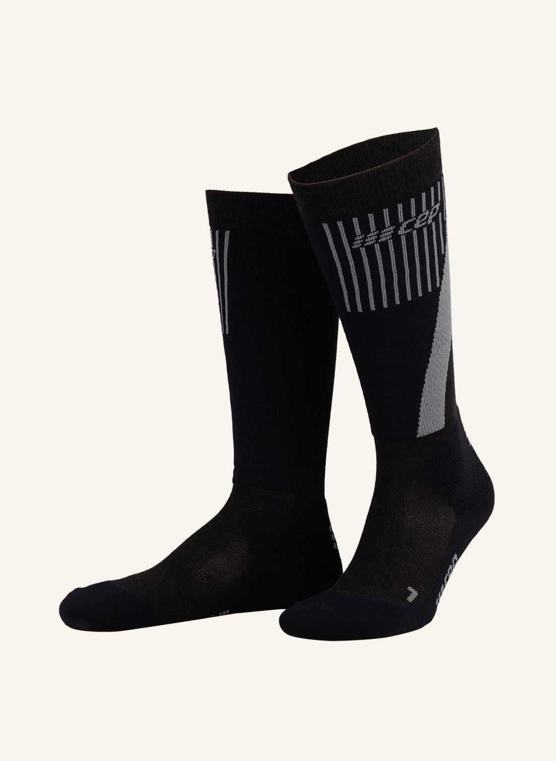 Cep Laufsocken Cold Weather Compression schwarz von CEP