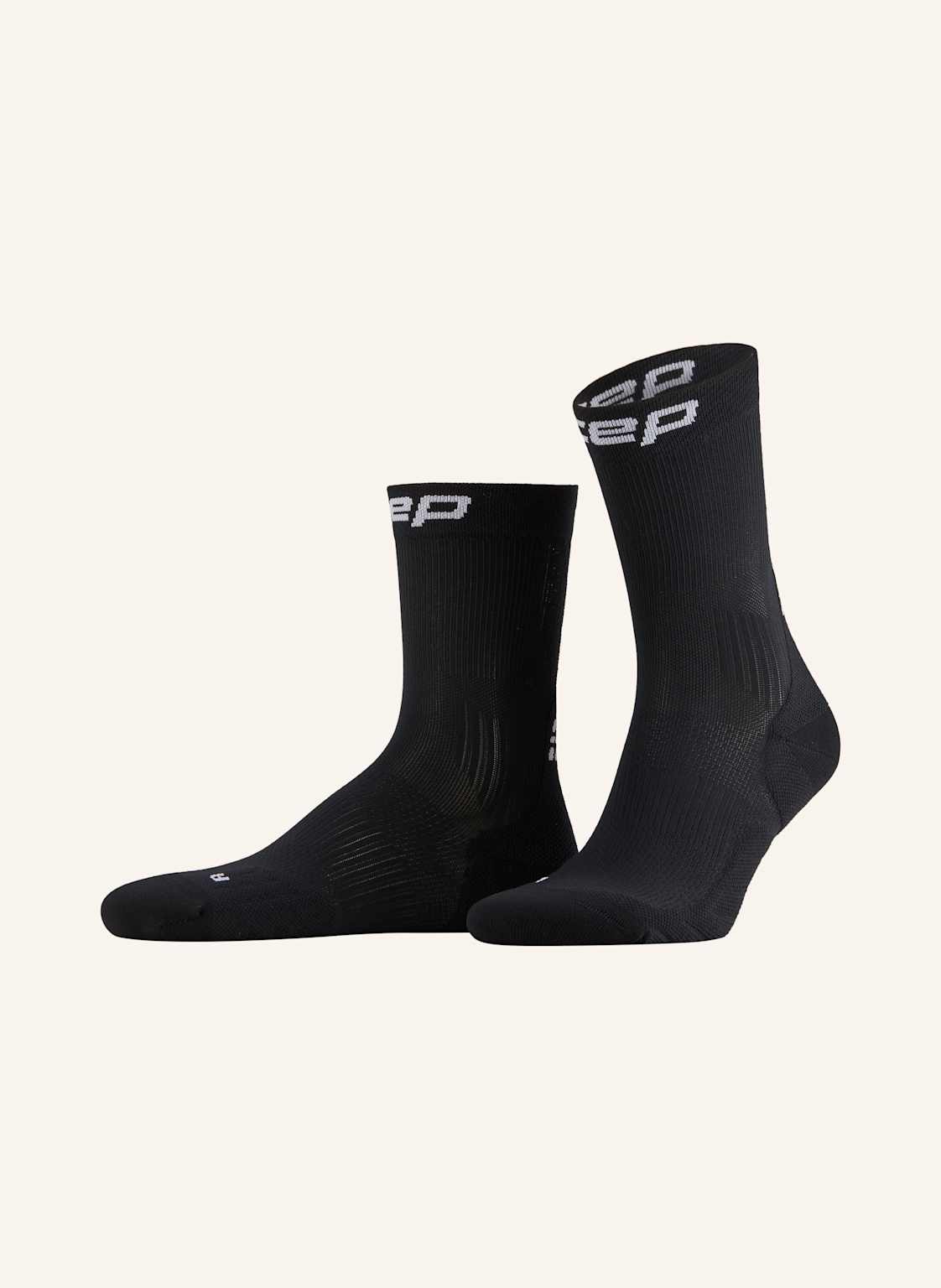 Cep Laufsocken Core Run Compression Socks Mid Cut schwarz Cep Laufsocken Core Run Compression Socks Mid Cut schwarz von CEP