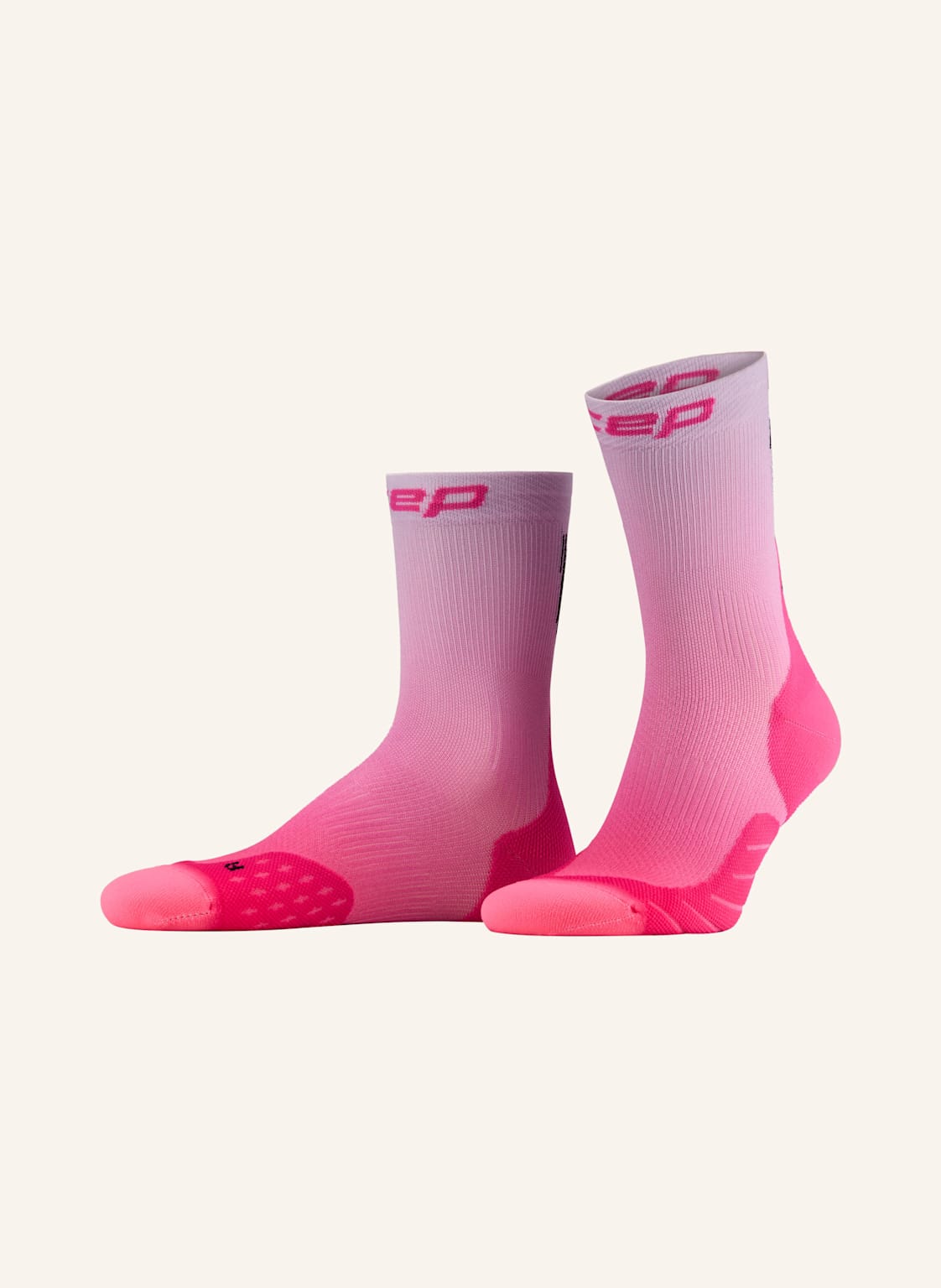 Cep Laufsocken Core Run Edt. Gradient Mid Cut lila von CEP