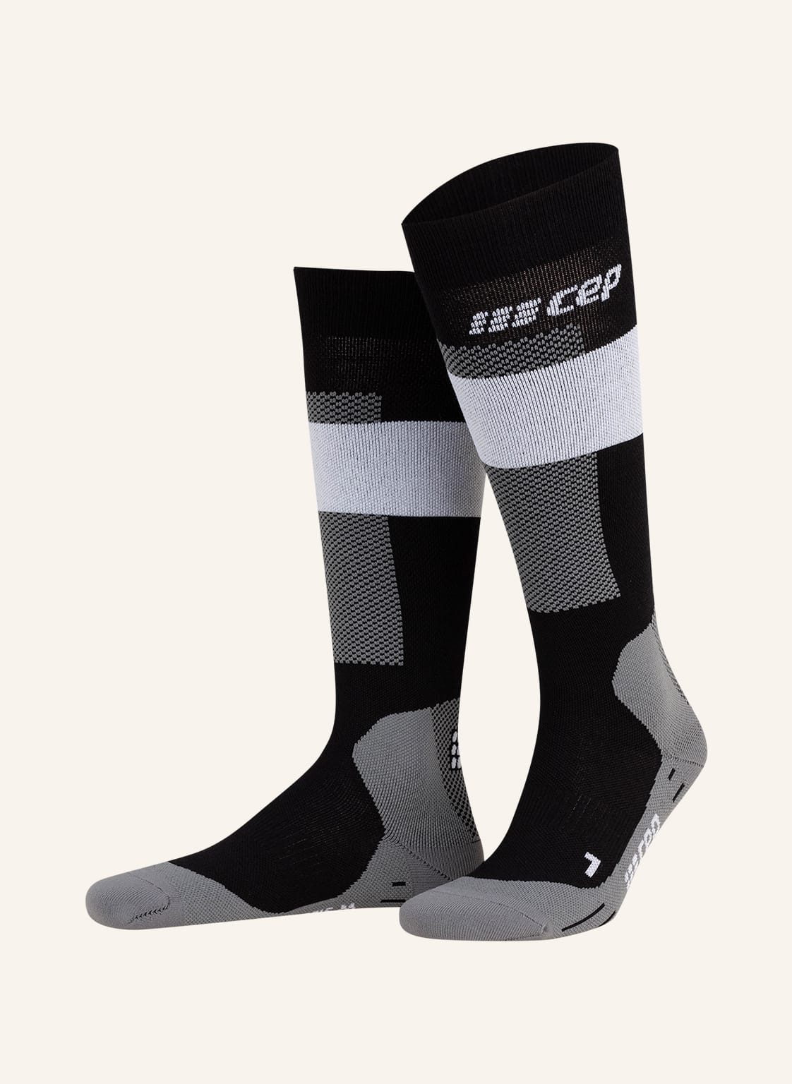 Cep Skisocken Merino Compression Mit Merinowolle grau Cep Skisocken Merino Compression Mit Merinowolle grau von CEP