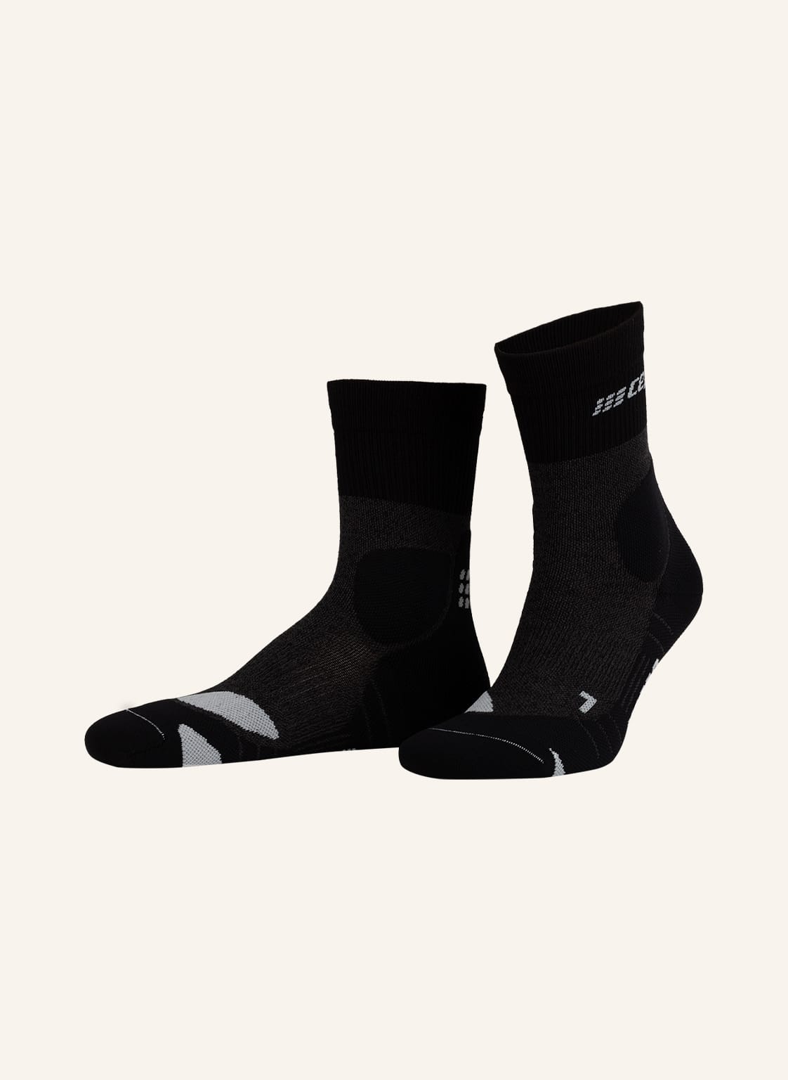 Cep Trekking-Socken Merino Compression Mid Cut grau von CEP