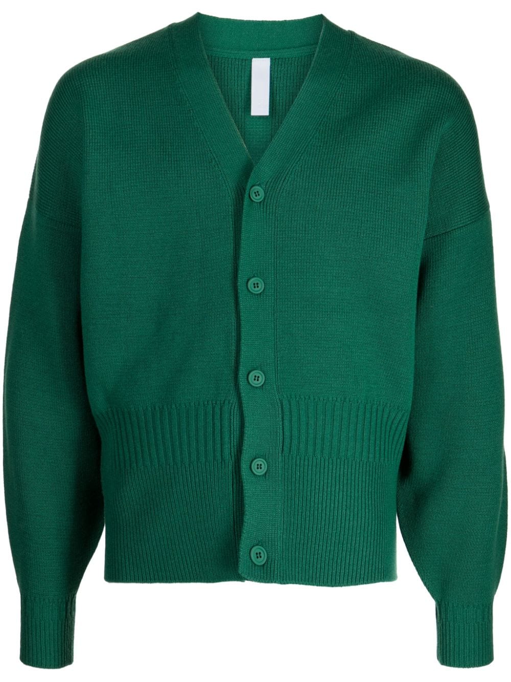CFCL V-neck wool cardigan - Green von CFCL