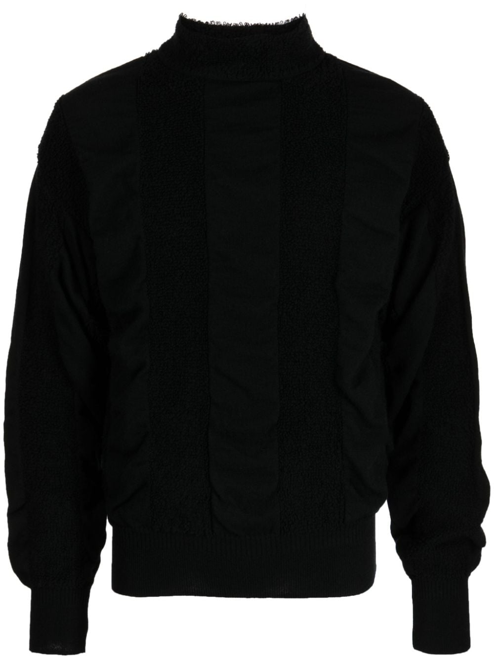 CFCL mock-neck wool jumper - Black von CFCL