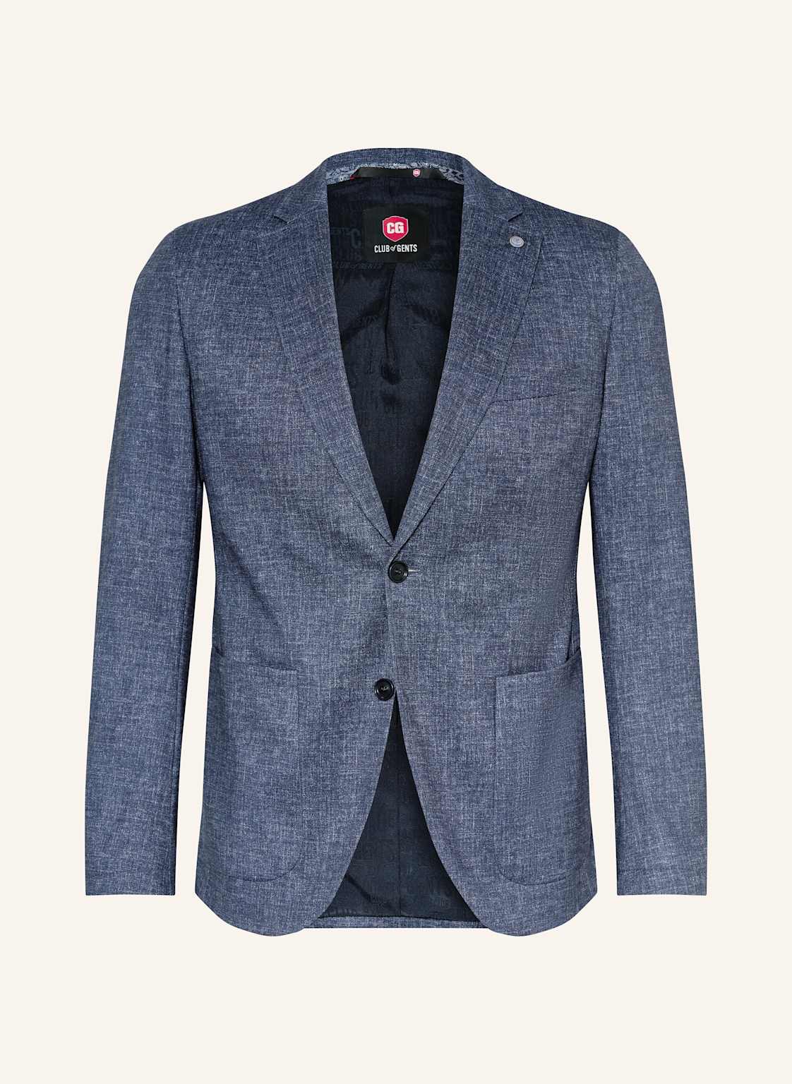 Cg - Club Of Gents Anzugsakko Cg Cuba Slim Fit Aus Jersey blau Cg - Club Of Gents Anzugsakko Cg Cuba Slim Fit Aus Jersey blau von CG - CLUB of GENTS