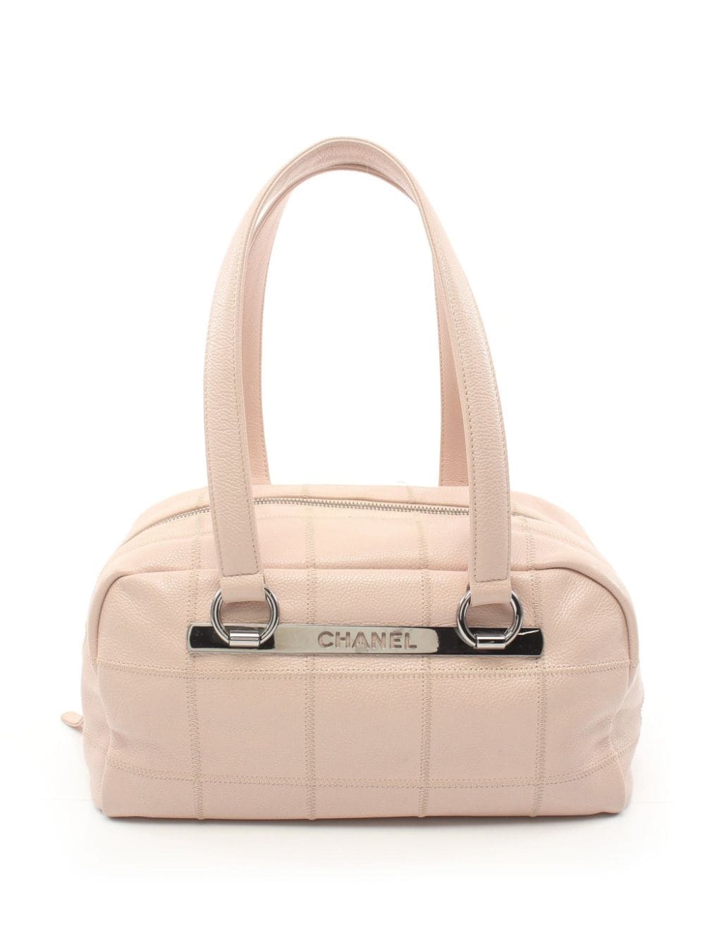 CHANEL Pre-Owned 1986-1988 Choco Bar leather tote bag - Pink von CHANEL Pre-Owned