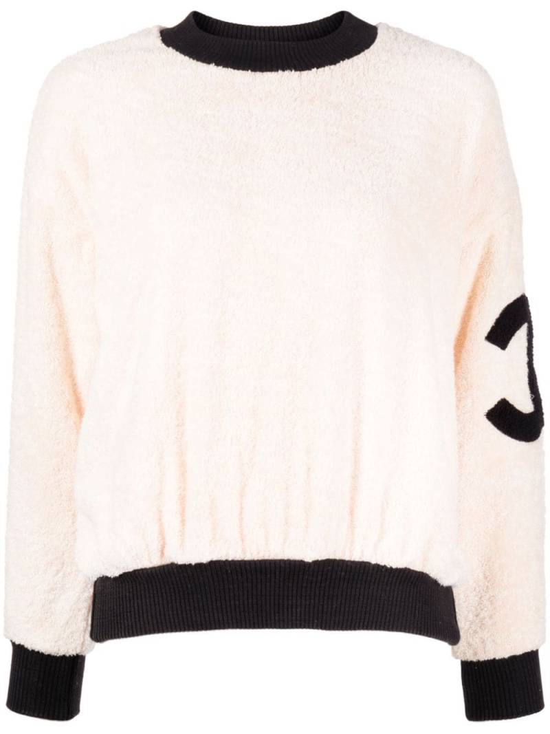 CHANEL Pre-Owned 1990-2000s CC crew-neck fleece sweatshirt - Pink von CHANEL Pre-Owned