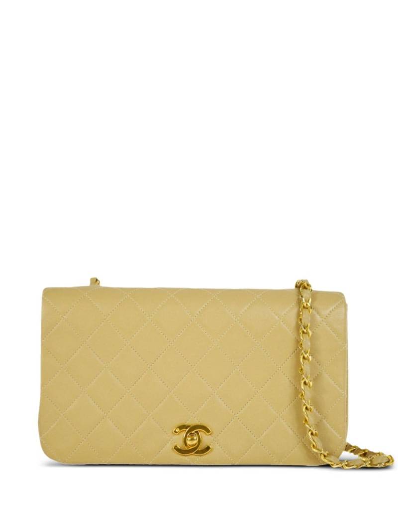 CHANEL Pre-Owned 1990 Full Flap shoulder bag - Yellow von CHANEL Pre-Owned