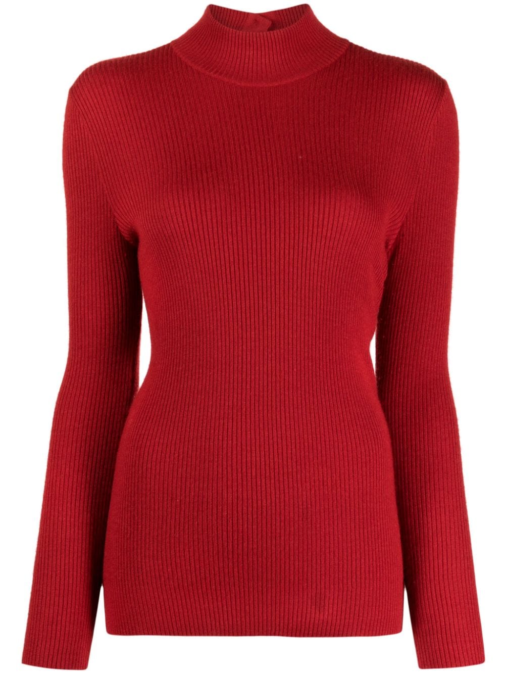 CHANEL Pre-Owned 1990s high-neck cashmere jumper - Red von CHANEL Pre-Owned