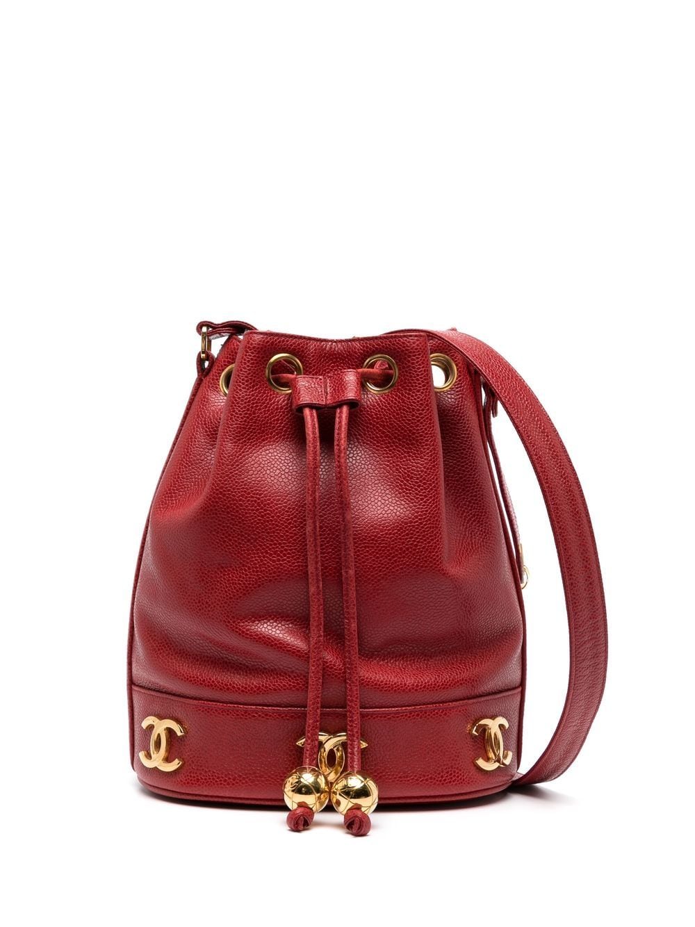 CHANEL Pre-Owned 1992 Triple CC bag - Red von CHANEL Pre-Owned