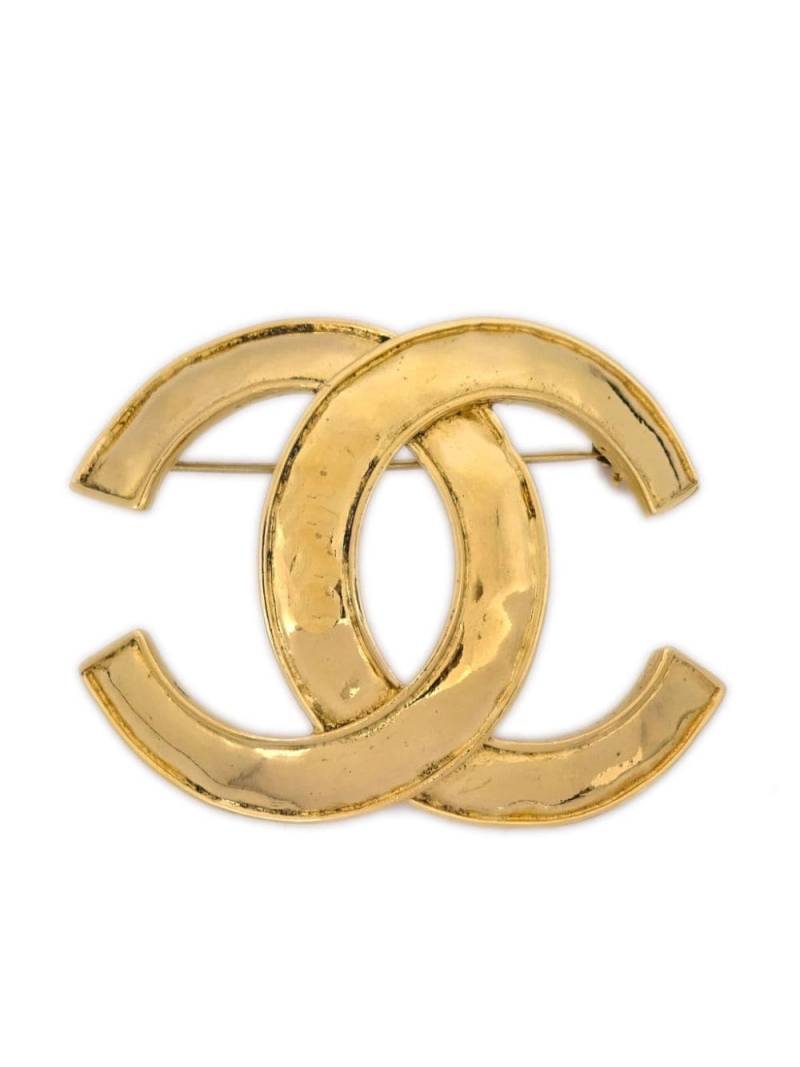 CHANEL Pre-Owned 1994 CC corsage brooch - Gold von CHANEL Pre-Owned