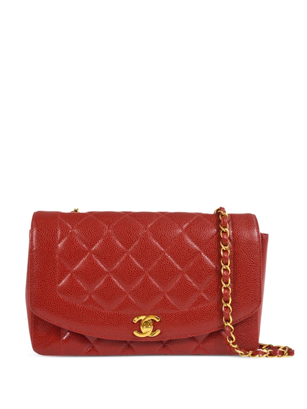 CHANEL Pre-Owned 1995 medium Diana shoulder bag - Red von CHANEL Pre-Owned