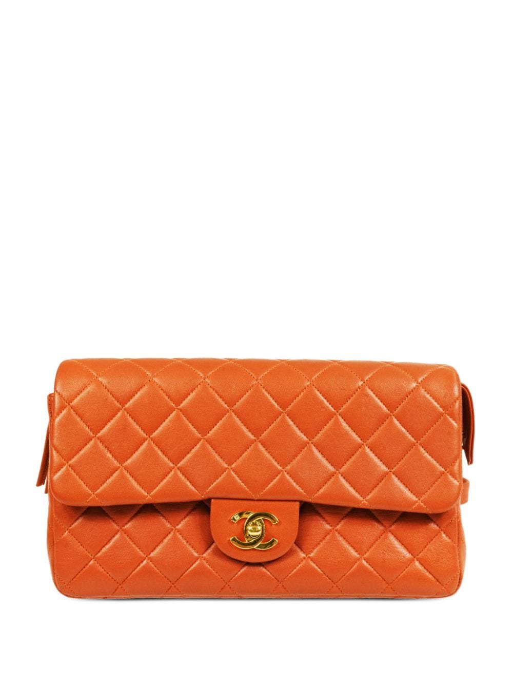 CHANEL Pre-Owned 1997 Classic Flap backpack - Orange von CHANEL Pre-Owned