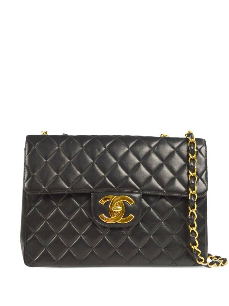 CHANEL Pre-Owned 1997 Jumbo Classic Flap shoulder bag - Black von CHANEL Pre-Owned