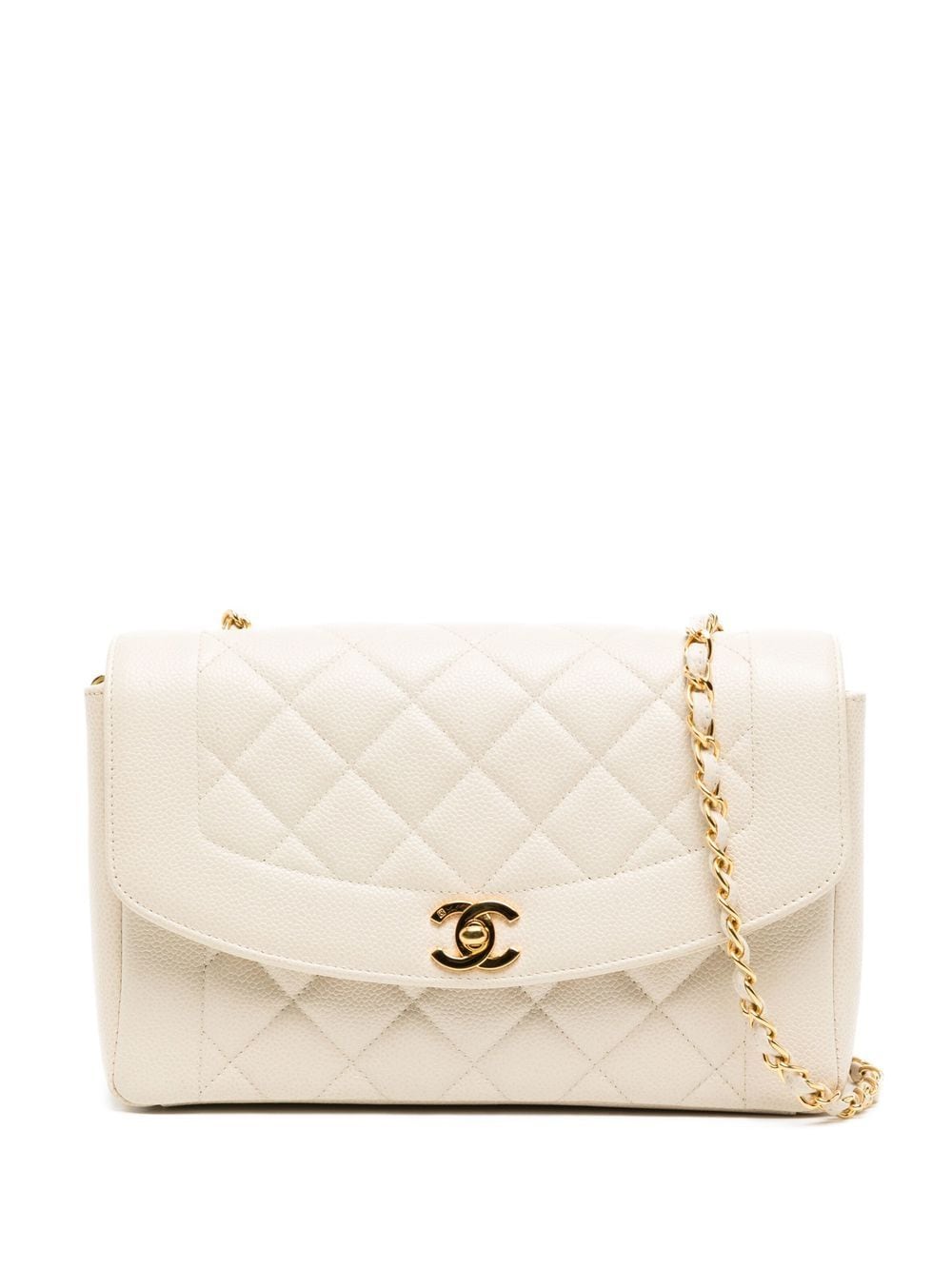 CHANEL Pre-Owned 1997 medium Diana shoulder bag - White von CHANEL Pre-Owned