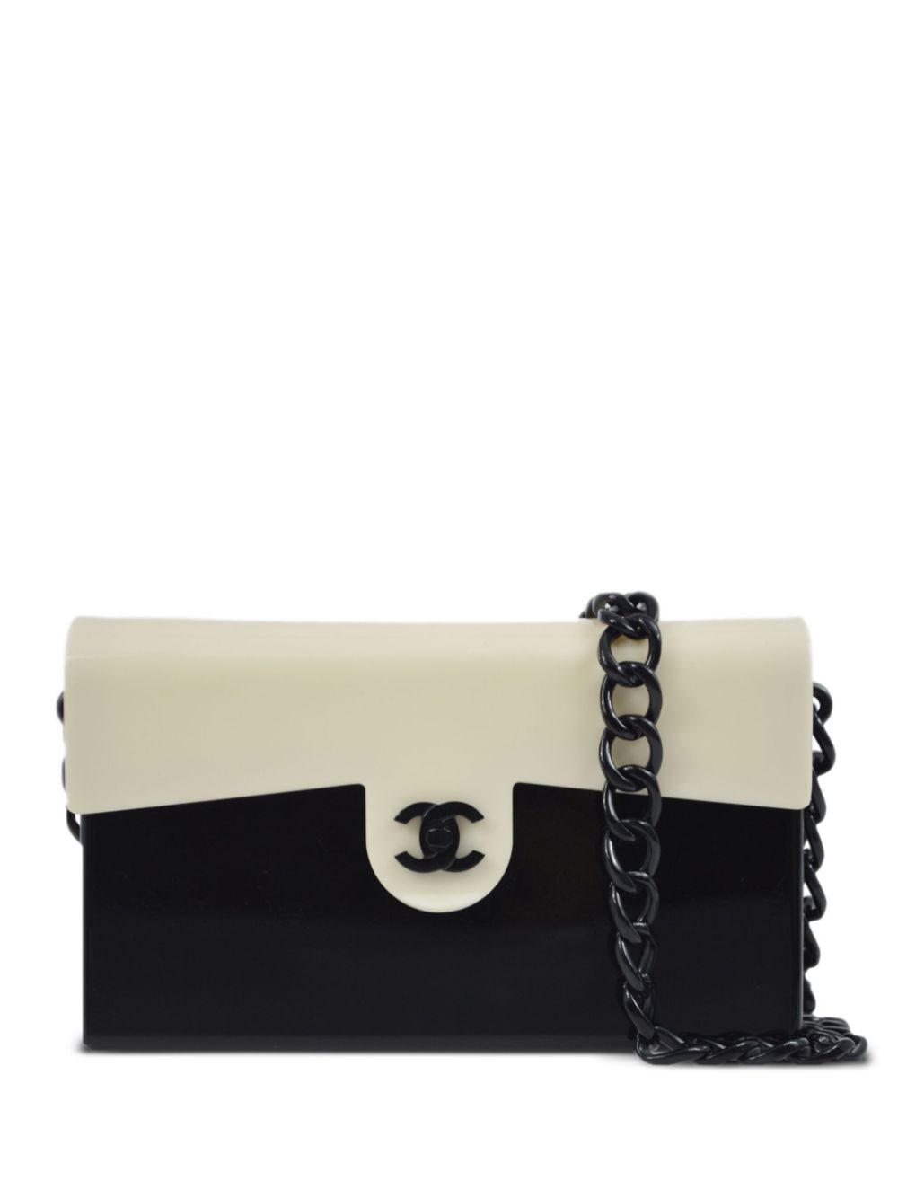 CHANEL Pre-Owned 2000 CC chain shoulder bag - White von CHANEL Pre-Owned