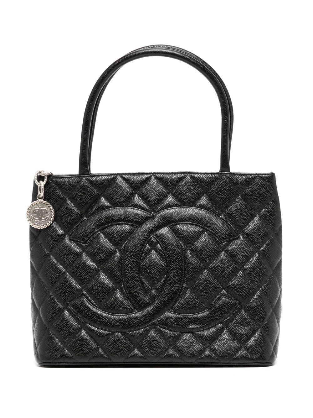 CHANEL Pre-Owned 2000 Medallion tote bag - Black von CHANEL Pre-Owned
