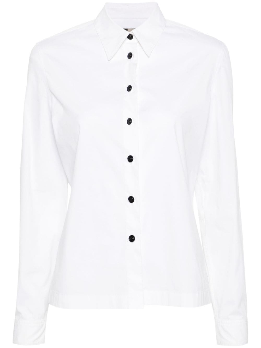 CHANEL Pre-Owned 2000s poplin shirt - White von CHANEL Pre-Owned