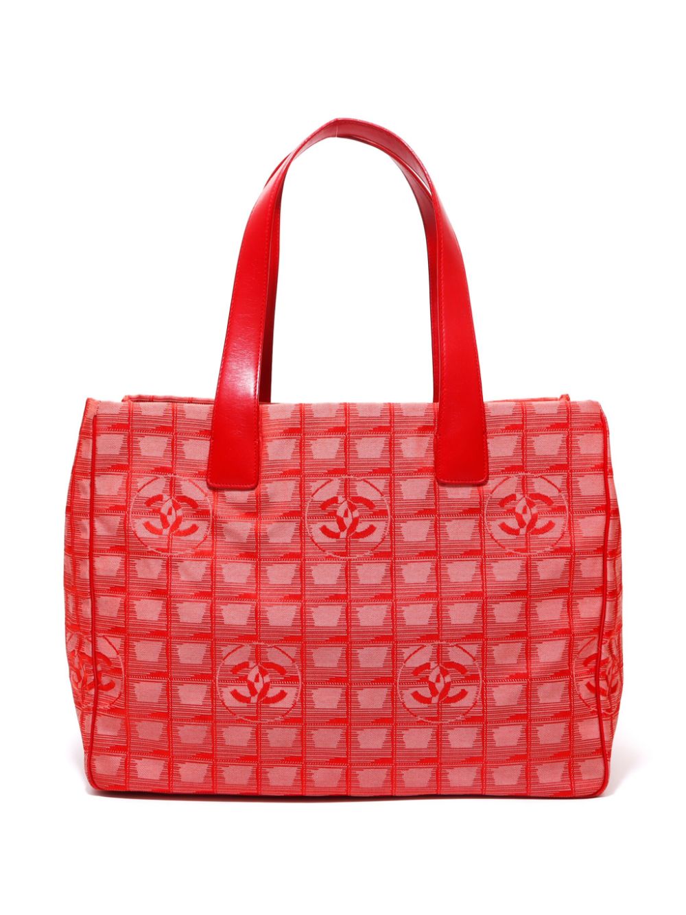 CHANEL Pre-Owned 2002 New Travel Line tote bag - Red von CHANEL Pre-Owned