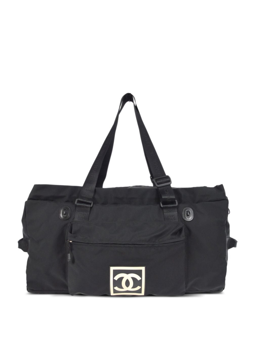 CHANEL Pre-Owned 2003 Sports Line duffle gym bag - Black von CHANEL Pre-Owned
