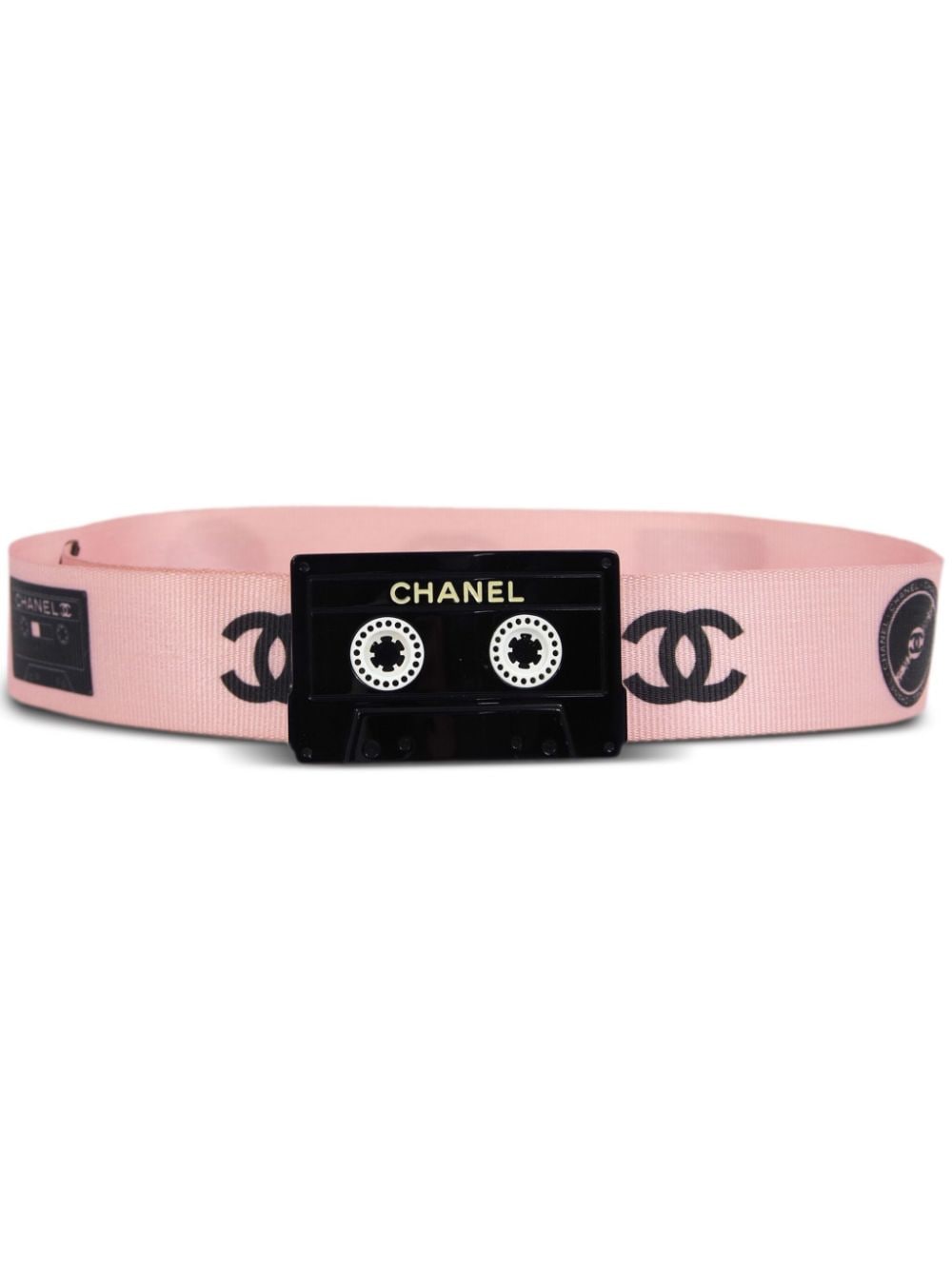 CHANEL Pre-Owned 2004 Cassette Tape belt - Pink von CHANEL Pre-Owned