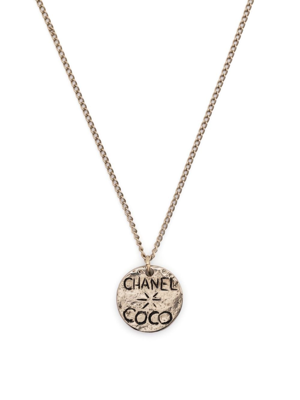 CHANEL Pre-Owned 2004 Chanel Coco necklace - Silver von CHANEL Pre-Owned