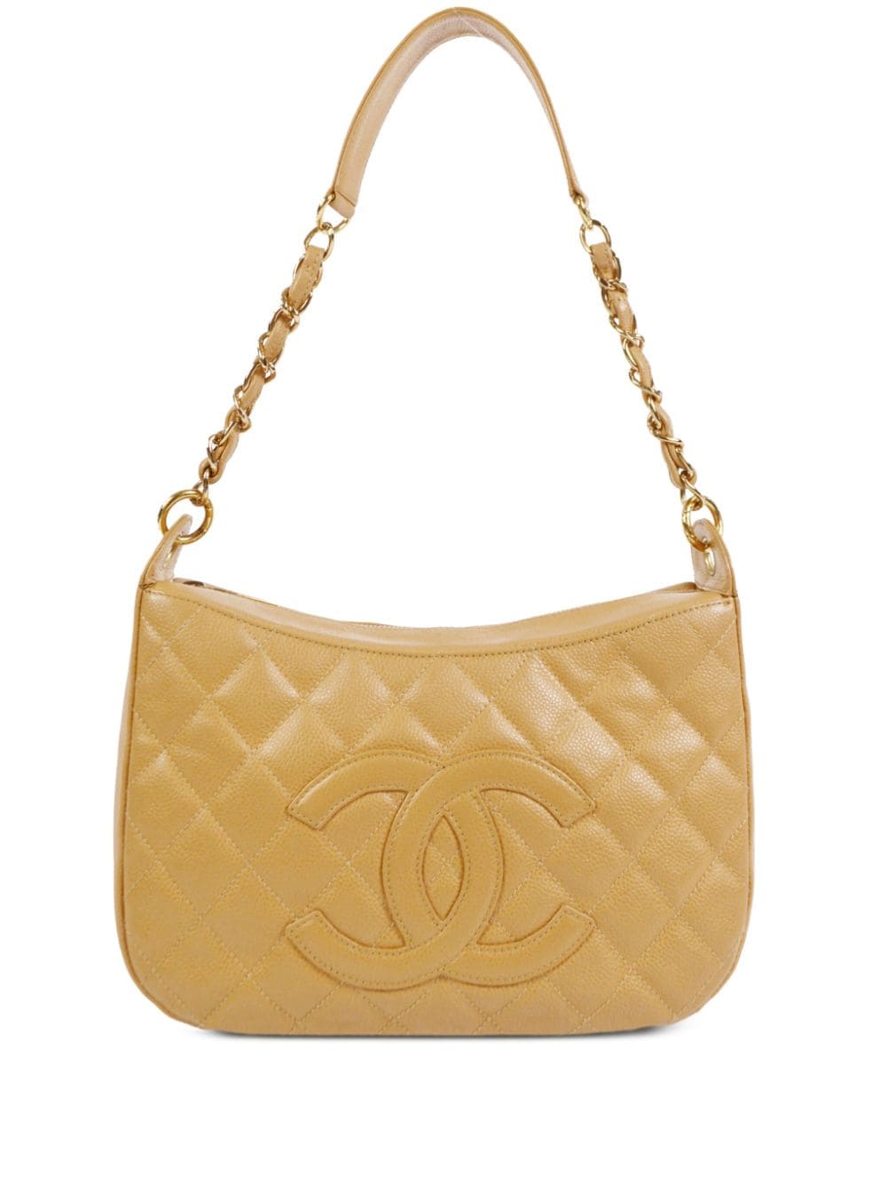 CHANEL Pre-Owned 2005 CC diamond-quilted shoulder bag - Neutrals von CHANEL Pre-Owned