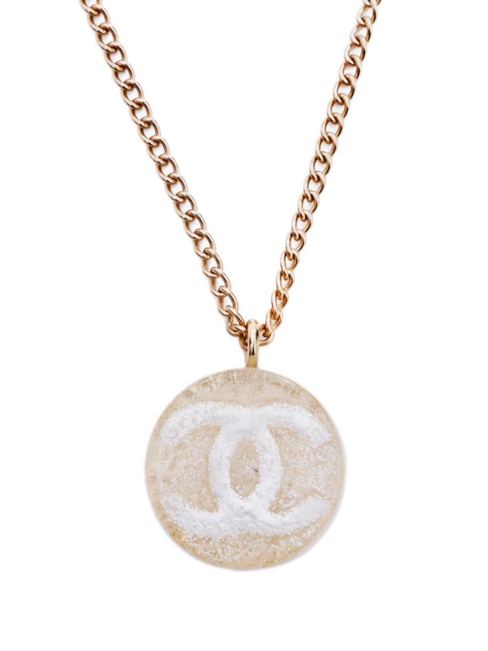 CHANEL Pre-Owned 2005 CC medallion necklace - Gold von CHANEL Pre-Owned
