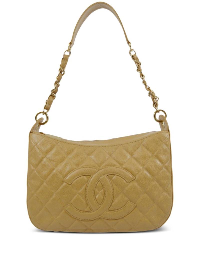 CHANEL Pre-Owned 2005 diamond-quilted shoulder bag - Yellow von CHANEL Pre-Owned