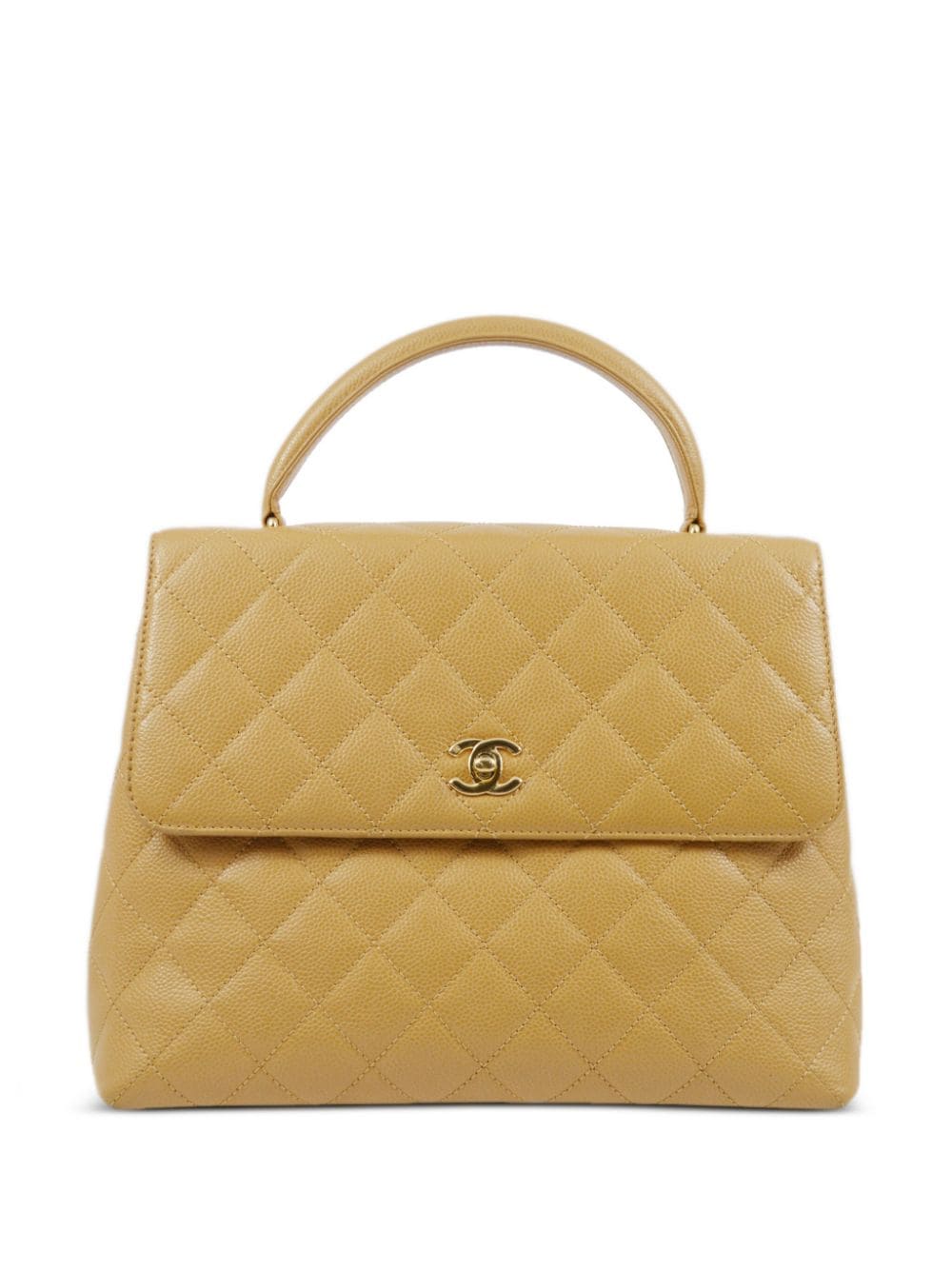 CHANEL Pre-Owned 2005 medium CC turn-lock handbag - Yellow von CHANEL Pre-Owned