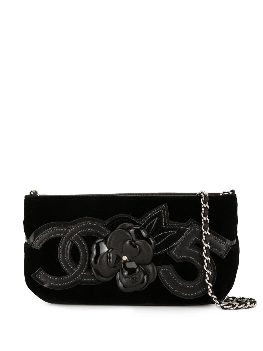 CHANEL Pre-Owned 2006 Camellia No.5 shoulder bag - Black von CHANEL Pre-Owned