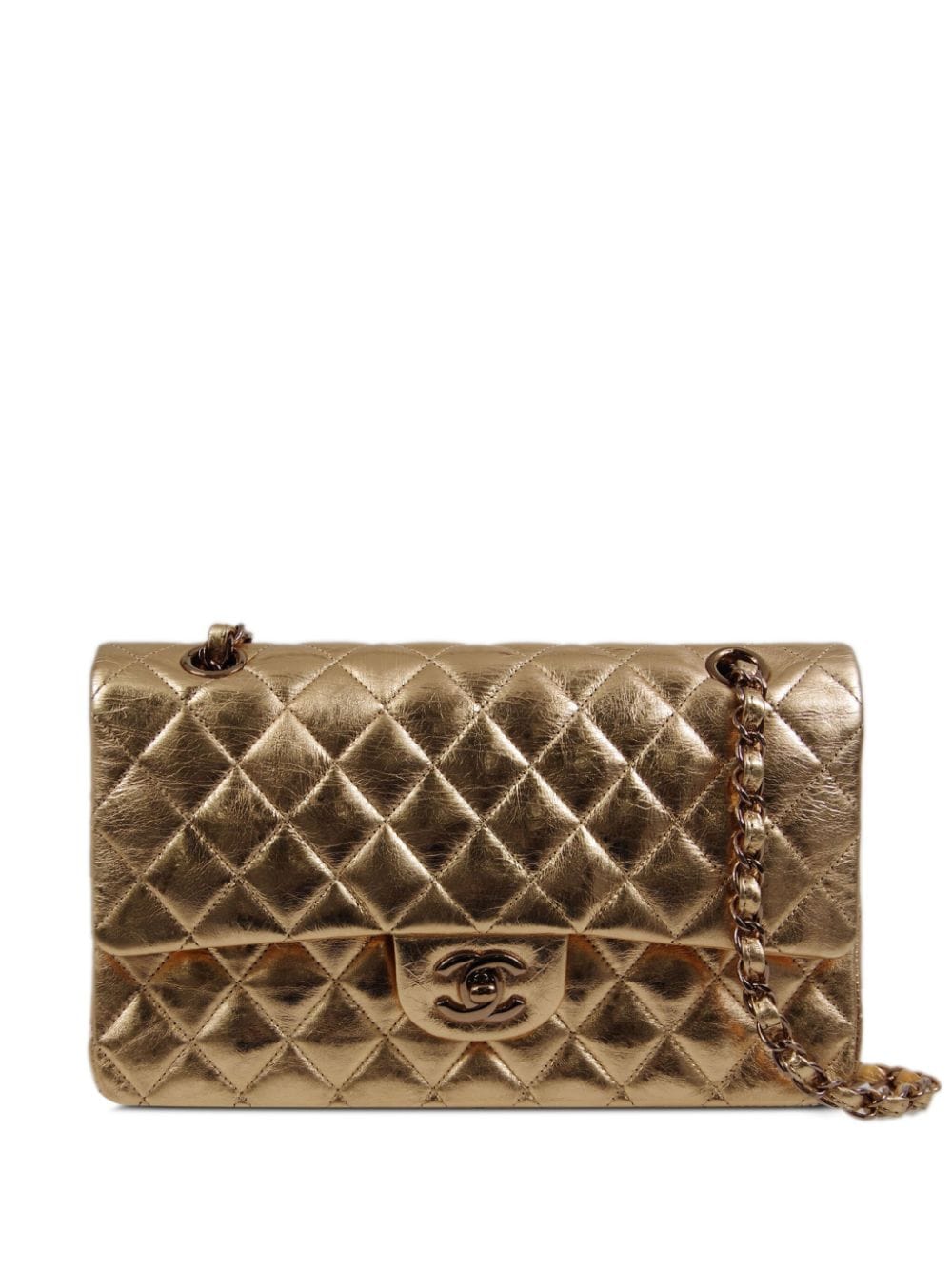 CHANEL Pre-Owned 2008 Double Flap shoulder bag - Gold von CHANEL Pre-Owned