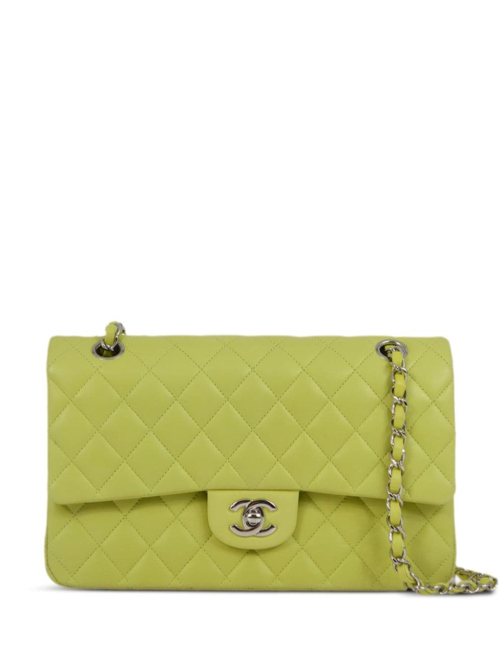 CHANEL Pre-Owned 2010 medium Double Flap shoulder bag - Green von CHANEL Pre-Owned