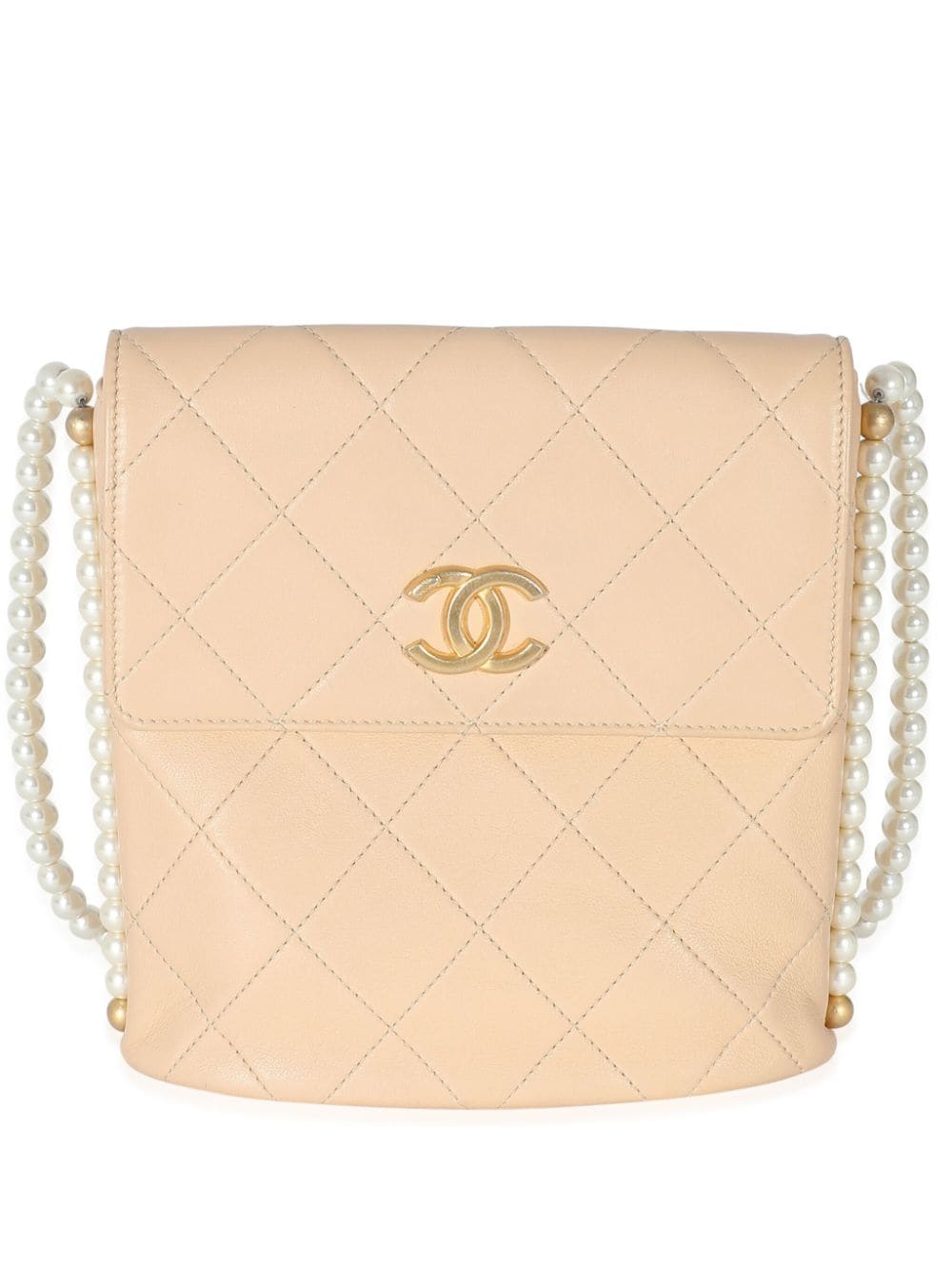 CHANEL Pre-Owned 2019 peal-chain quilted bag - Neutrals von CHANEL Pre-Owned