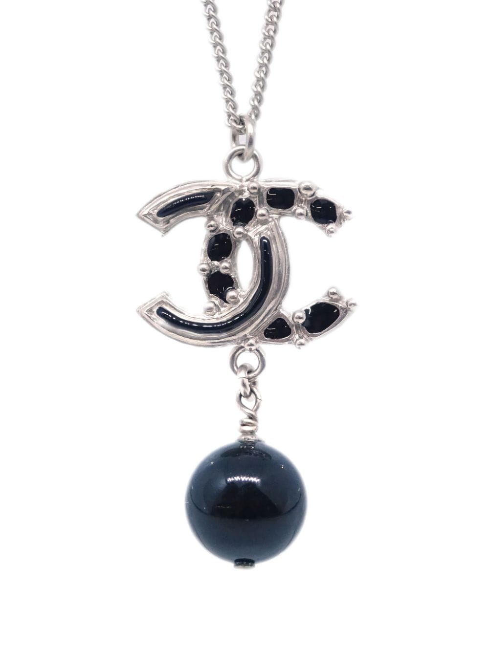 CHANEL Pre-Owned 2021 CC charm chain necklace - Silver von CHANEL Pre-Owned