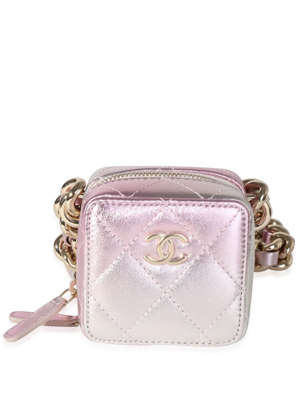 CHANEL Pre-Owned 2021 Coco Punk Cube shoulder bag - Pink von CHANEL Pre-Owned