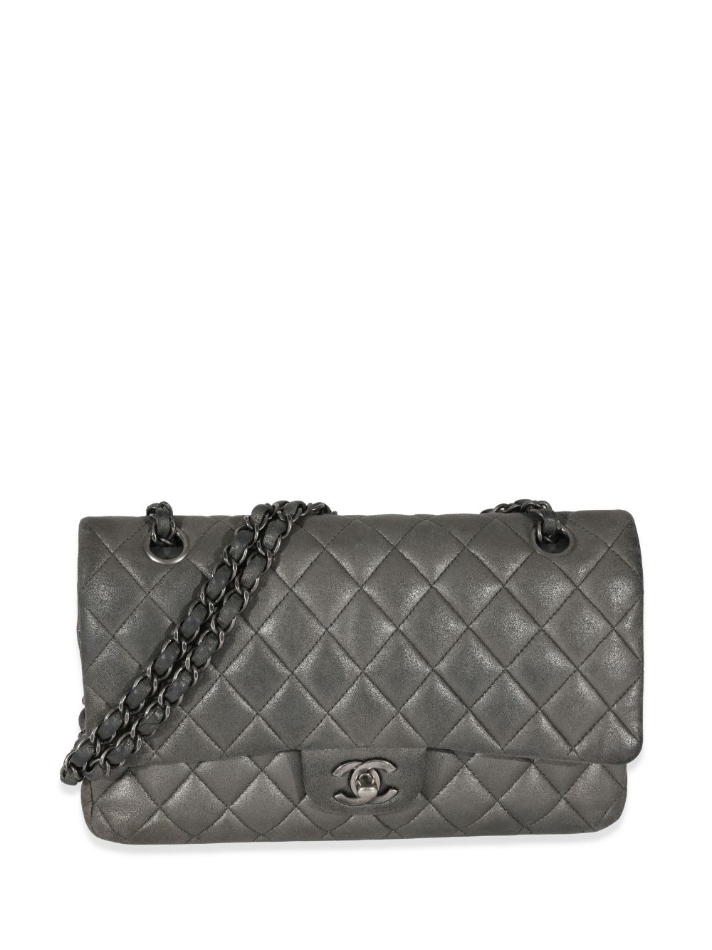 CHANEL Pre-Owned medium Double Flap shoulder bag - Grey von CHANEL Pre-Owned