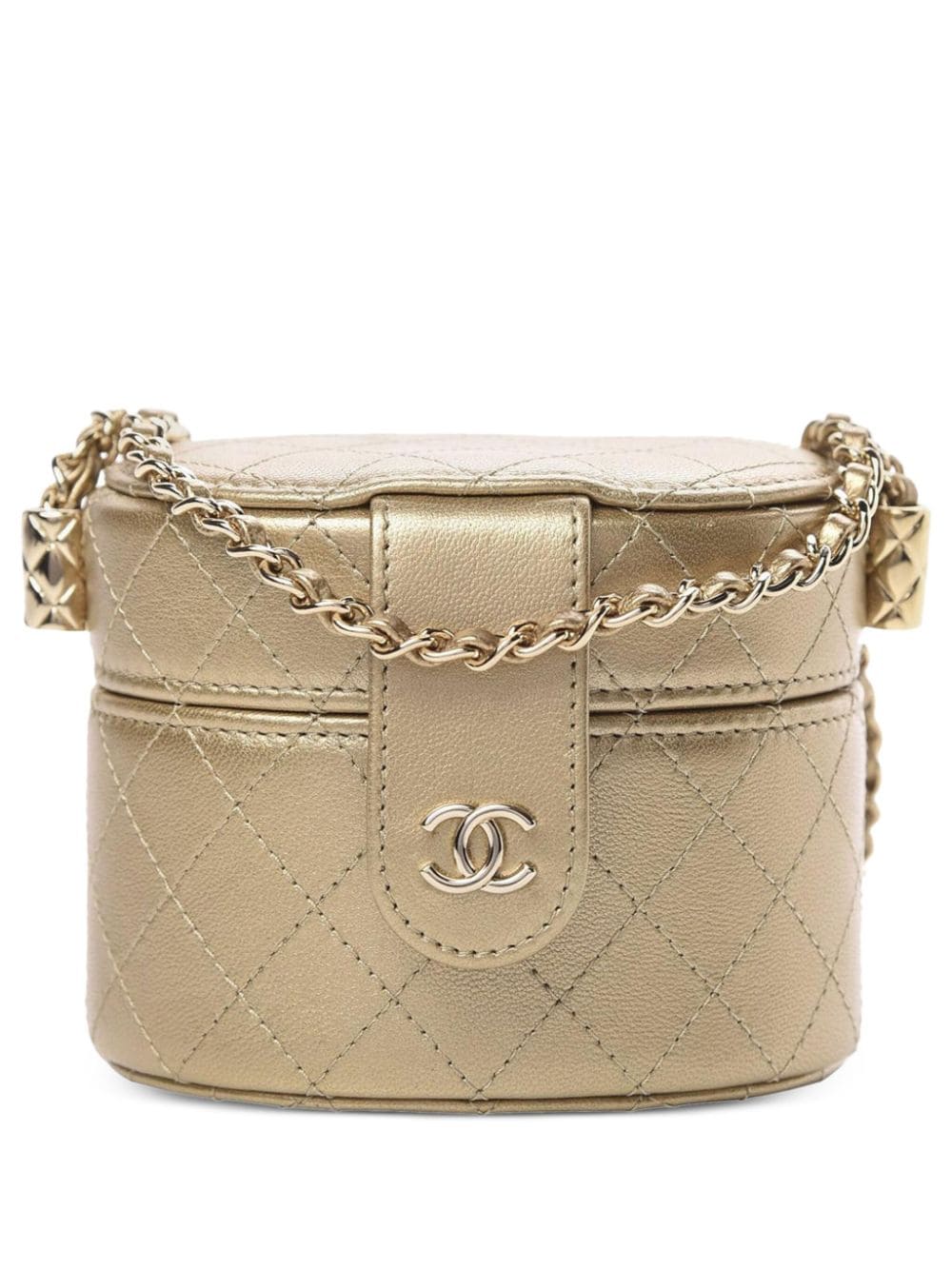 CHANEL Pre-Owned mini jewellery-box crossbody bag - Gold von CHANEL Pre-Owned