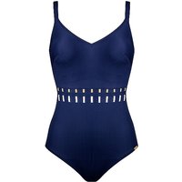 CHARMLINE Damen Badeanzug SEA TIME dunkelblau | 46D von CHARMLINE