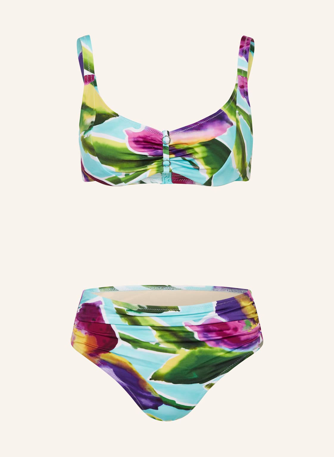 Charmline Bügel-Bikini Summer Aquarelle blau von CHARMLINE
