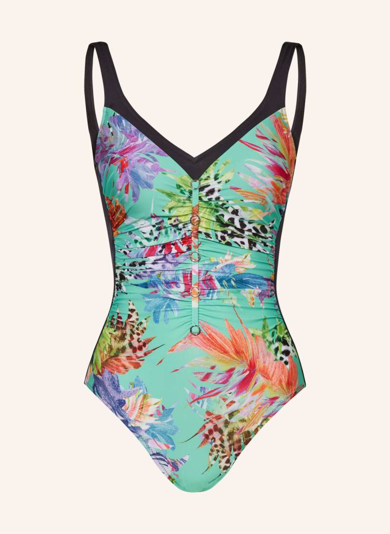 Charmline Shape-Badeanzug Aquarius Fantasy blau von CHARMLINE
