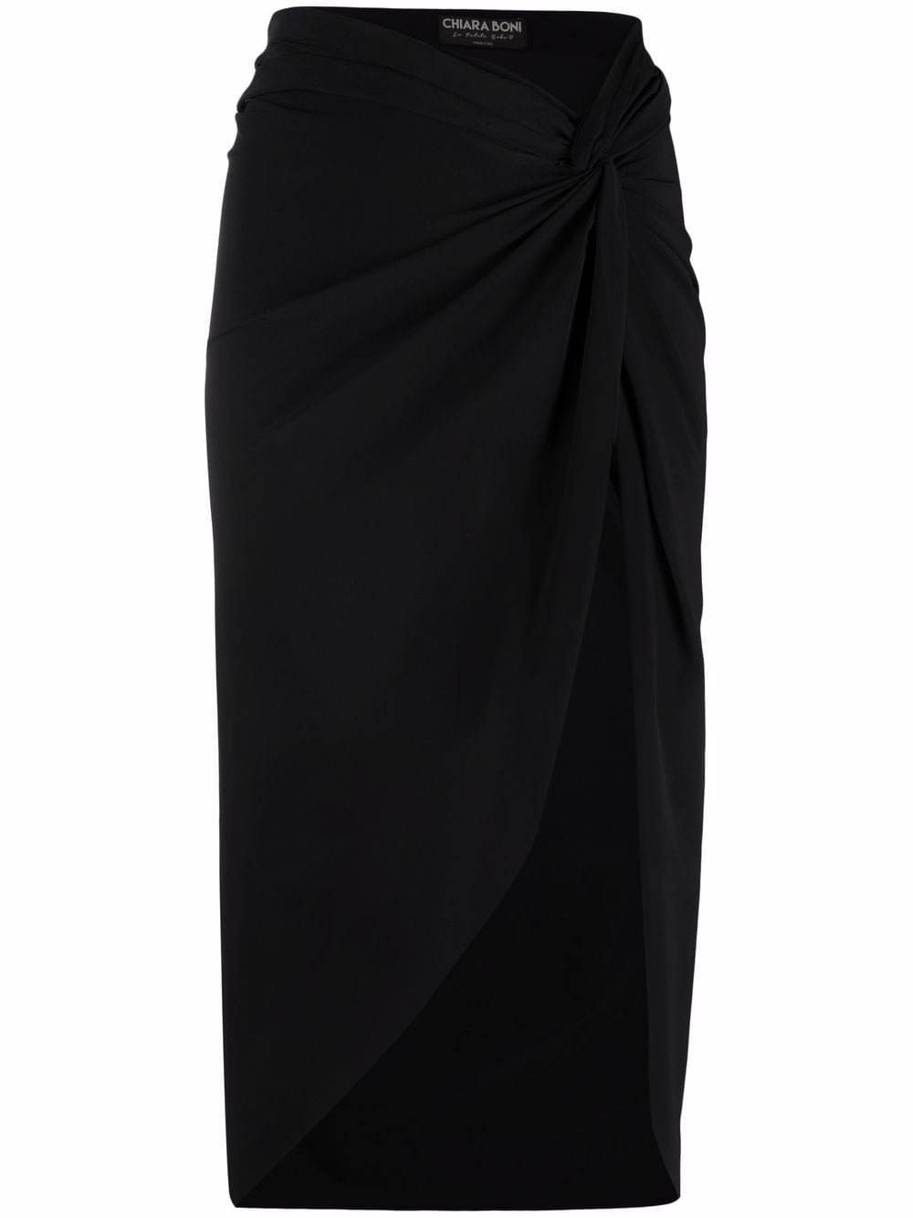 CHIARA BONI La Petite Robe Goaza asymmetric midi skirt - Black von CHIARA BONI La Petite Robe