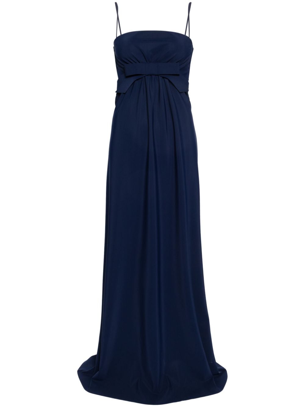 CHIARA BONI La Petite Robe bow-detail maxi dress - Blue von CHIARA BONI La Petite Robe