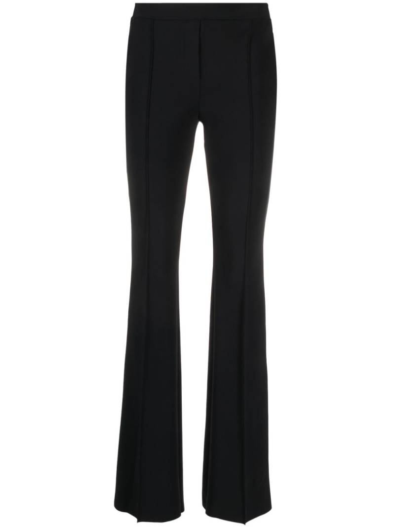 CHIARA BONI La Petite Robe pressed-crease flared trousers - Black von CHIARA BONI La Petite Robe