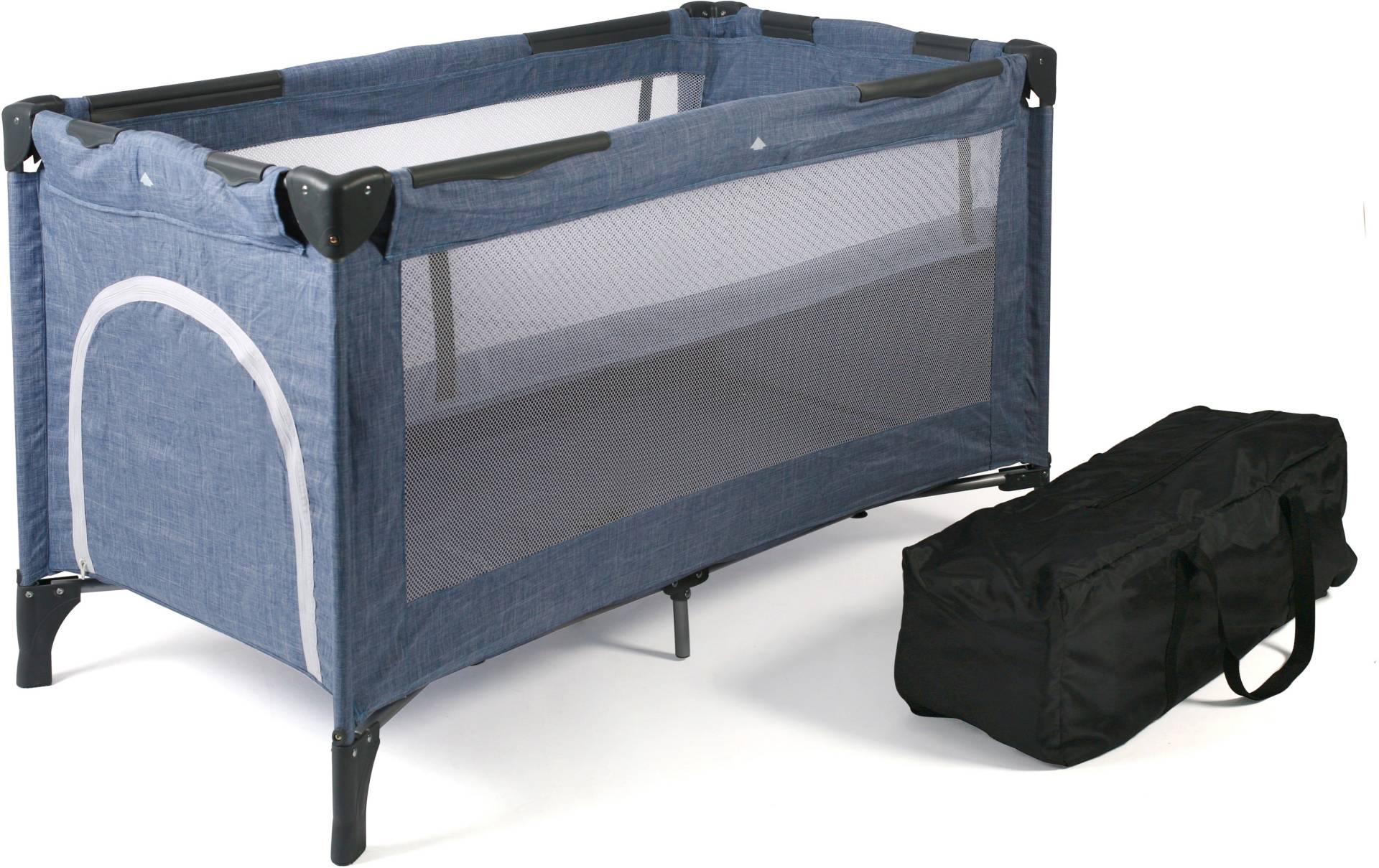 CHIC4BABY Baby-Reisebett »Luxus, Jeans Blue« von CHIC4BABY