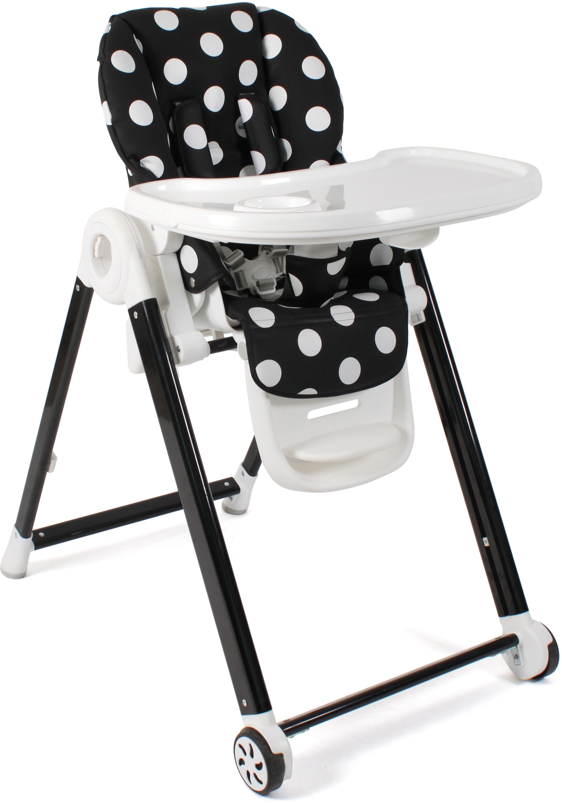 CHIC4BABY Hochstuhl »Aro, Dots black«, Kunstleder von CHIC4BABY