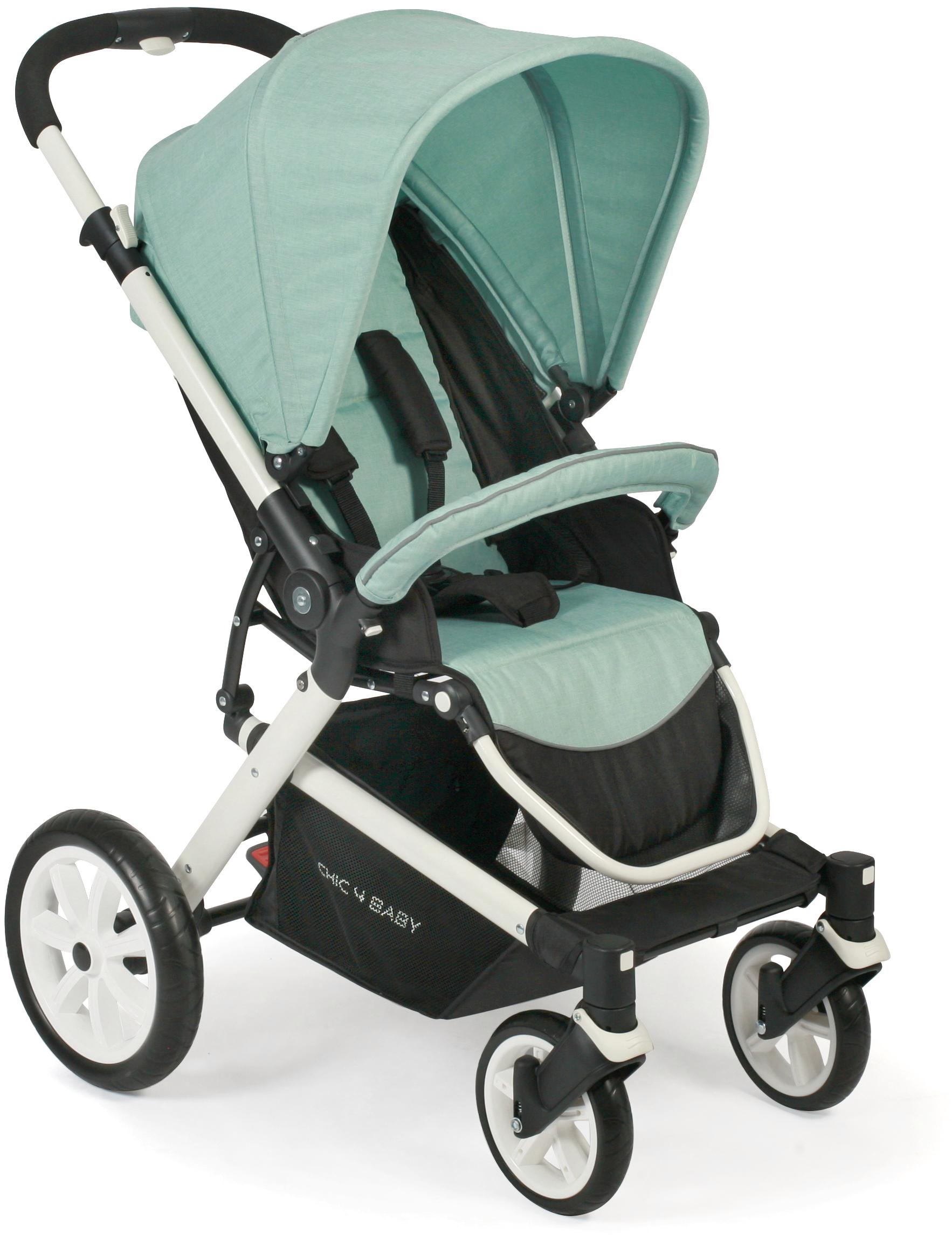 CHIC4BABY Sport-Kinderwagen »Boomer, mint«, mit schwenk- und feststellbaren Vorderrädern von CHIC4BABY