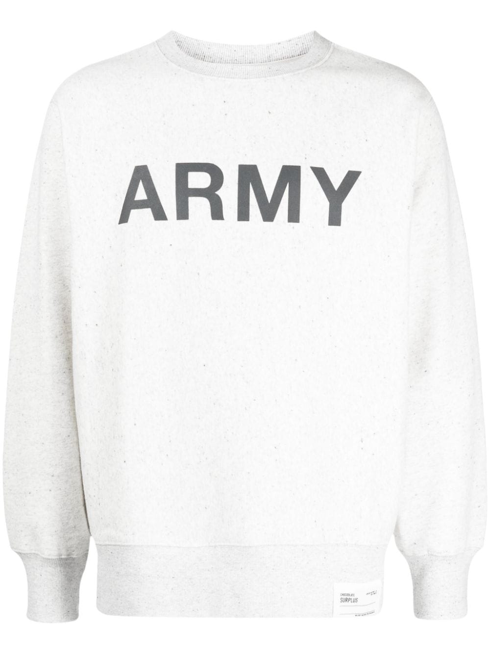 CHOCOOLATE Army crew-neck sweatshirt - Grey von CHOCOOLATE