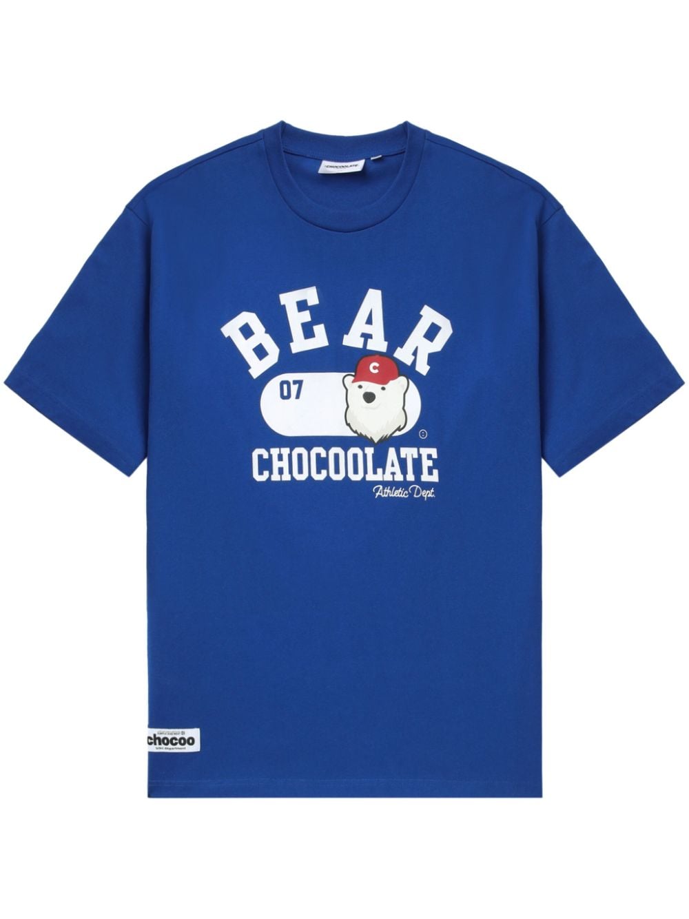 CHOCOOLATE Chocoo Bear cotton T-shirt - Blue von CHOCOOLATE