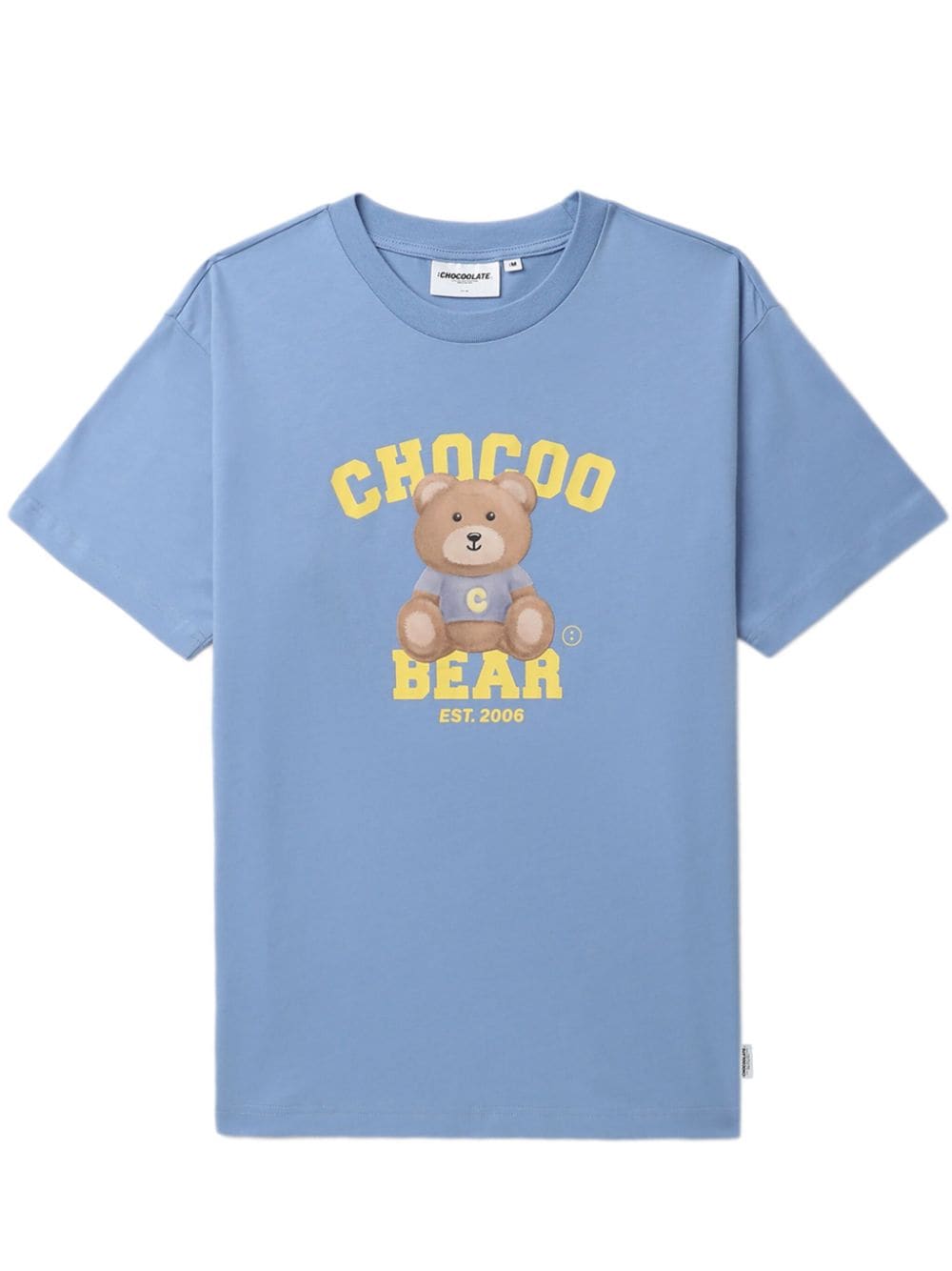 CHOCOOLATE Chocoo Bear cotton T-shirt - Blue von CHOCOOLATE