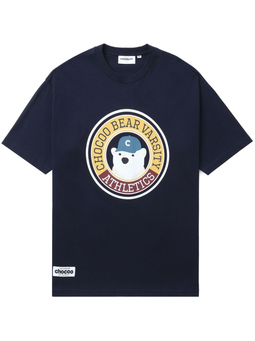 CHOCOOLATE Chocoo Bear cotton T-shirt - Blue von CHOCOOLATE